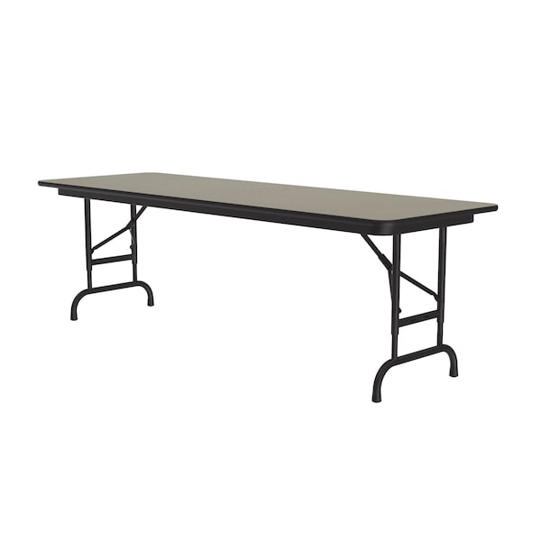 CFA Adjustable HPL Folding Tables 24x60 Savannah Sand